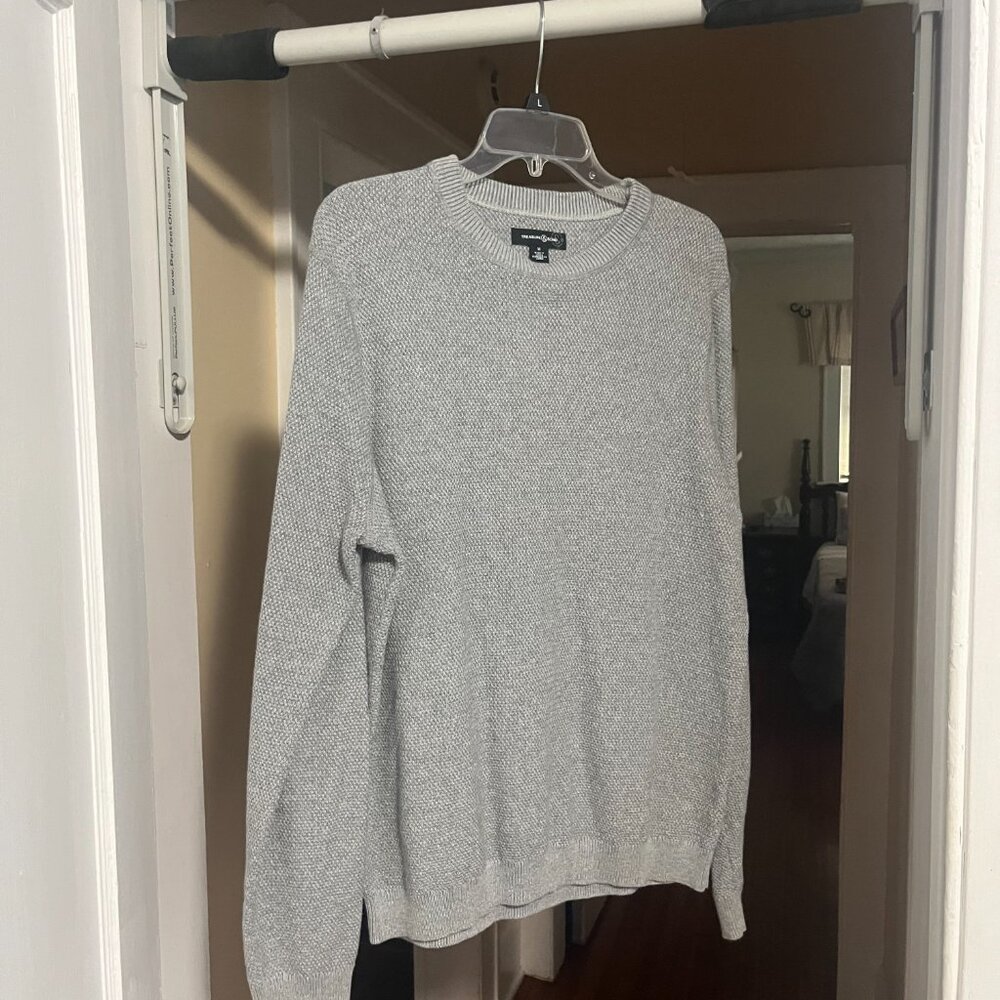 Men's Treasure & Bond Gray Crew Neck Sweater